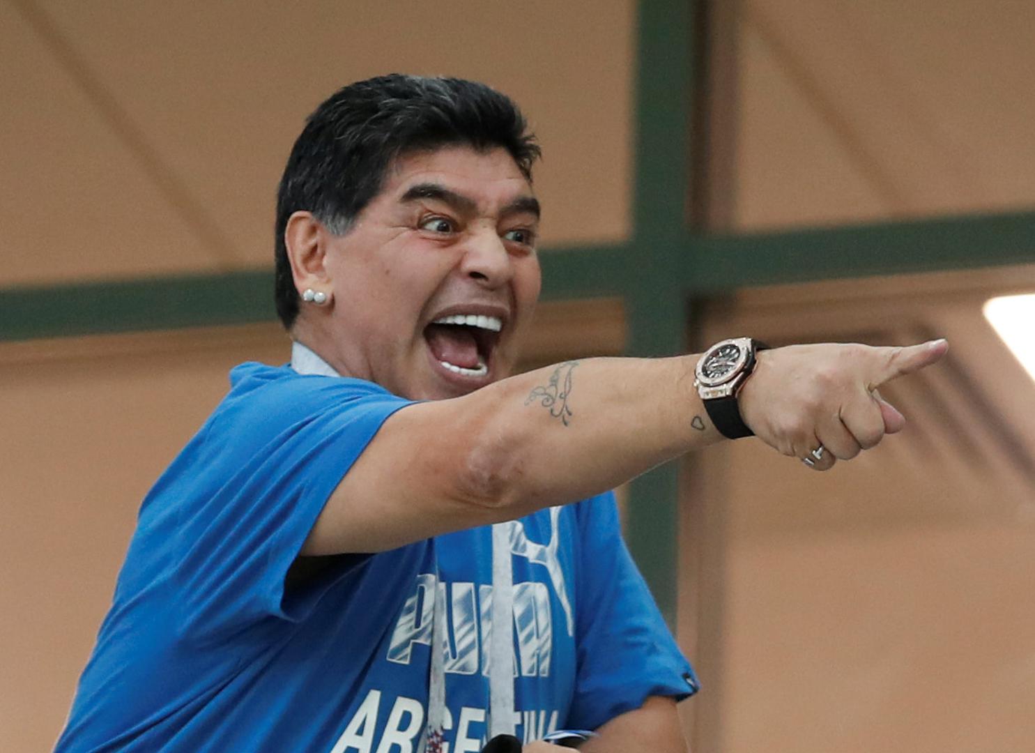 Utakmicu Hrvatske i Argentine u Nižnji Novgorodu prati i legendarni Diego Armando Maradona.

