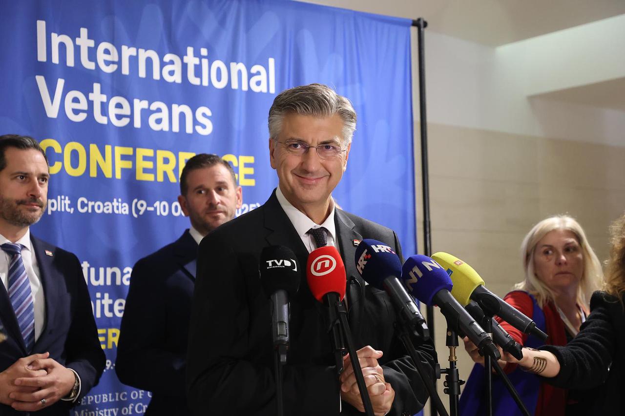 Split: Izjava Andreja Plenkovića na međunarodnoj braniteljskoj konferenciji 