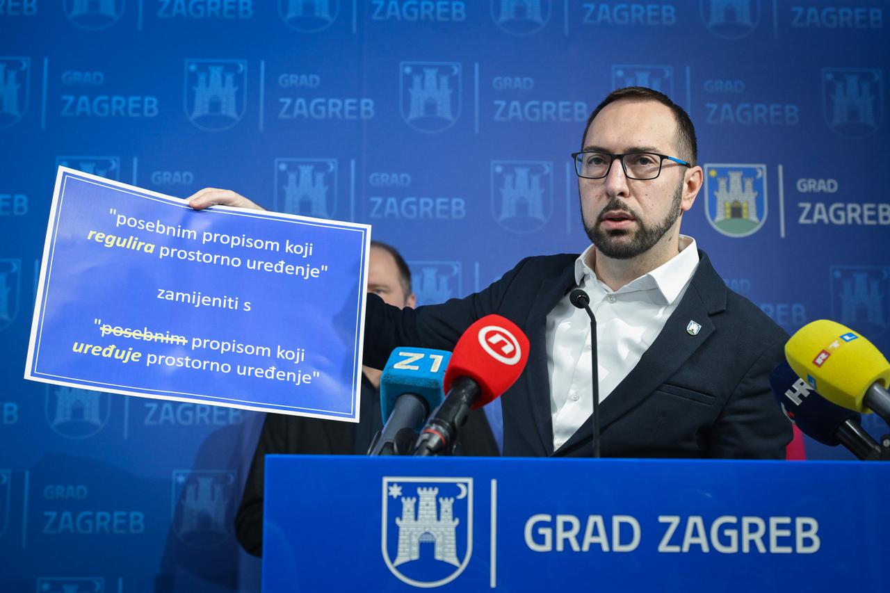 Zagreb: Konferencija za medije gradonačelnika Tomaševića o GUP-u