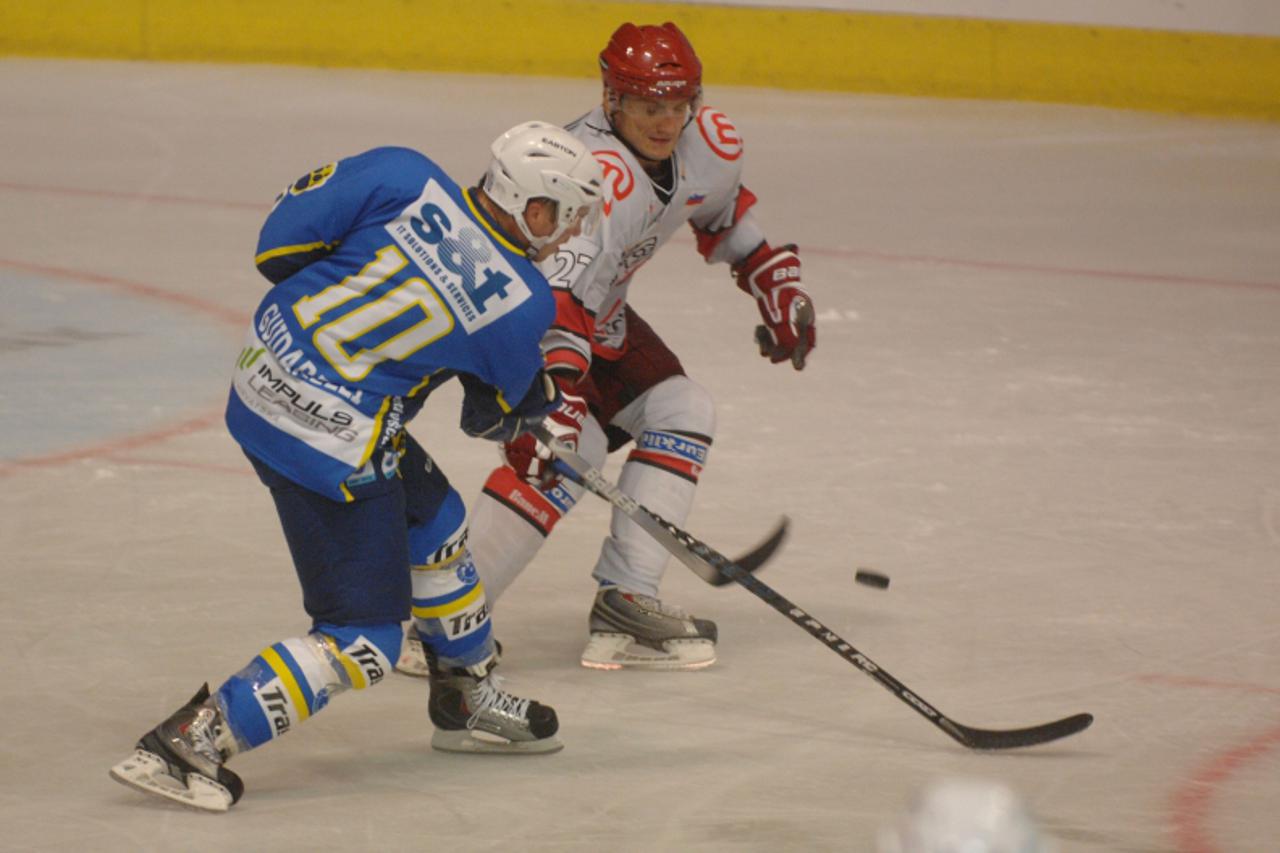 '11.09.2009.....Zagreb...spo....Ledena dvorana Doma sportova, prva utakmica hokejske EBEL lige: Medvescak - Acroni Jesenice..Photo:Marko Prpic/VLM'