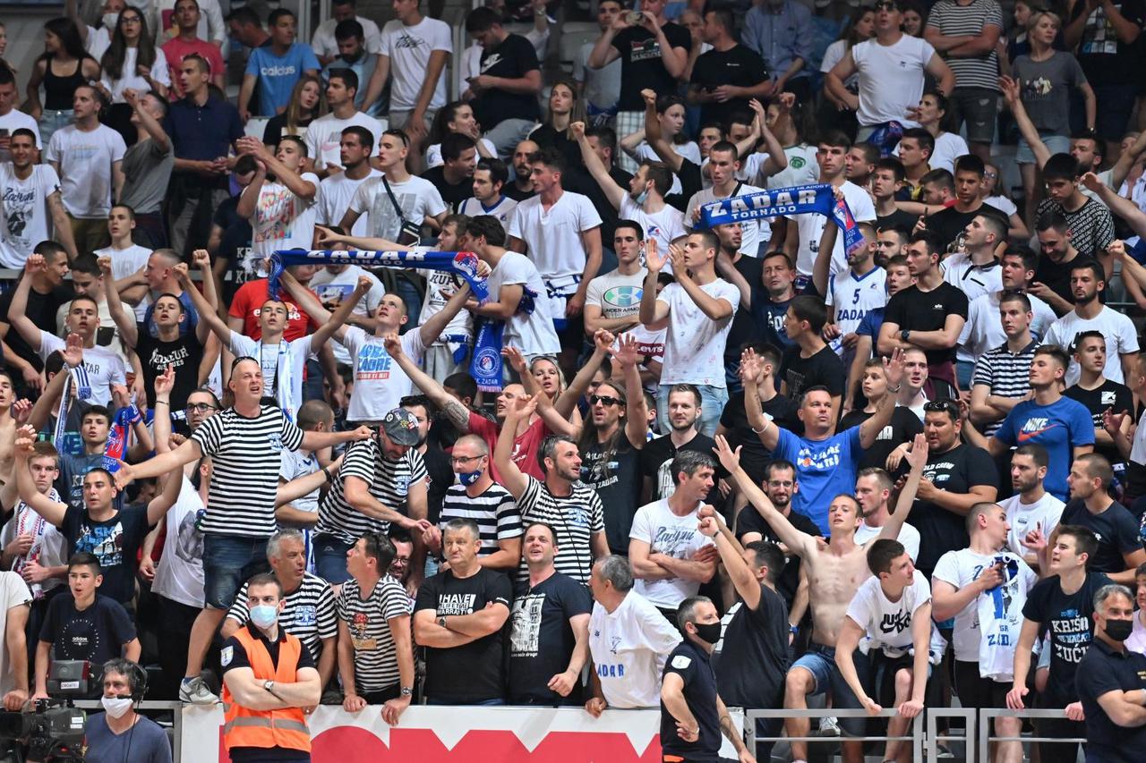 Zadar: Peta finalna utakmica doigravanja Prvenstva Hrvatske, KK Zadar - KK Split