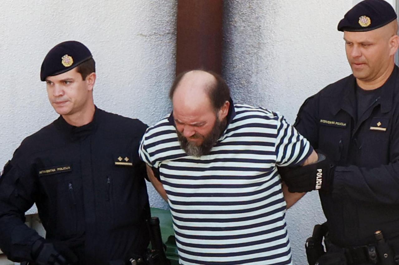 Šibenik: Privođenje Kristijana Aleksića, osumnjičenog za ubojstvo 19-godišnjaka