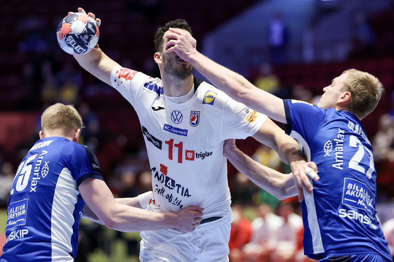Susret Islanda i Hrvatske u drugom krugu EHF Europskog prvenstva
