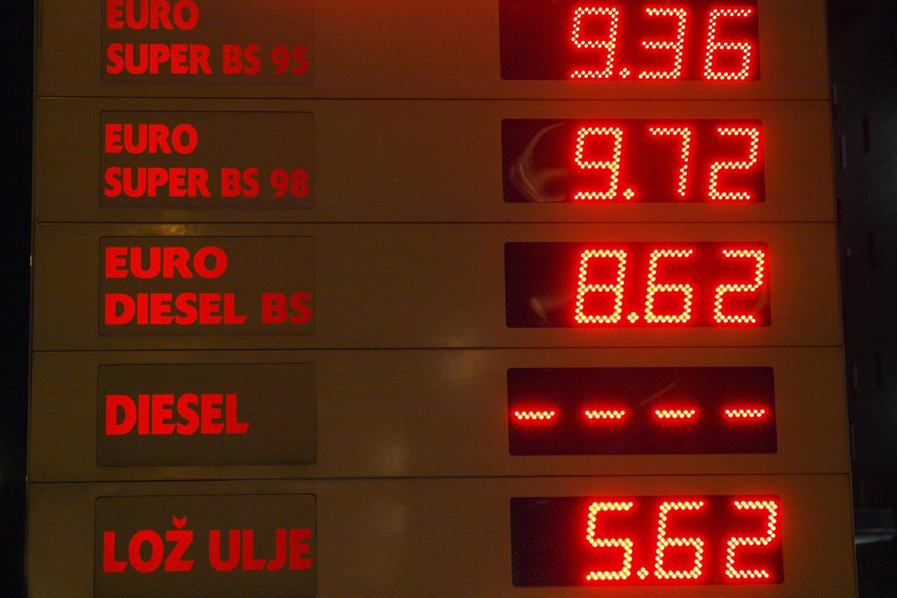 Cijene benzina 2011. godine