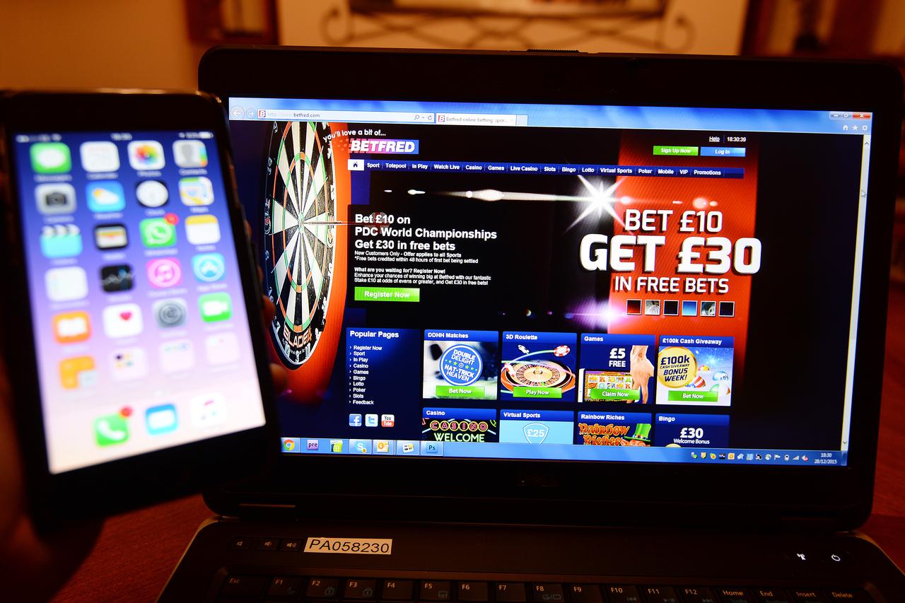 On line kladionice, ilustracija