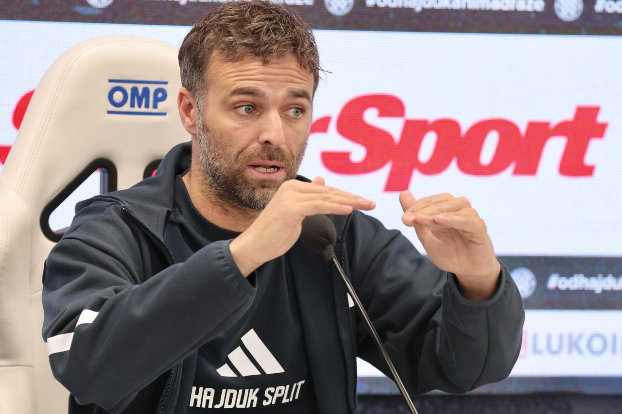 Split: Gonzalo Garcia održao konferenciju za medije uoči derbija protiv Dinama