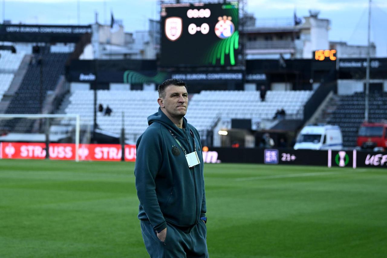 Solun: PAOK i Dinamo u 1/8 finala UEFA Konferencijske lige, igrači u obilasku stadiona