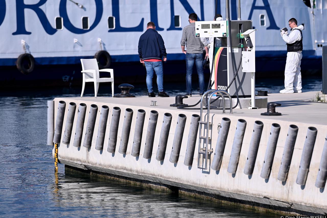 Zadar: Policijski očevid u Gaženici gdje je došlo do pucnjave