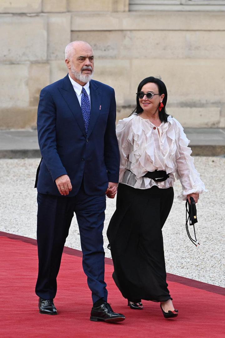 Albanski premijer Edi Rama i njegova supruga Linda Rama