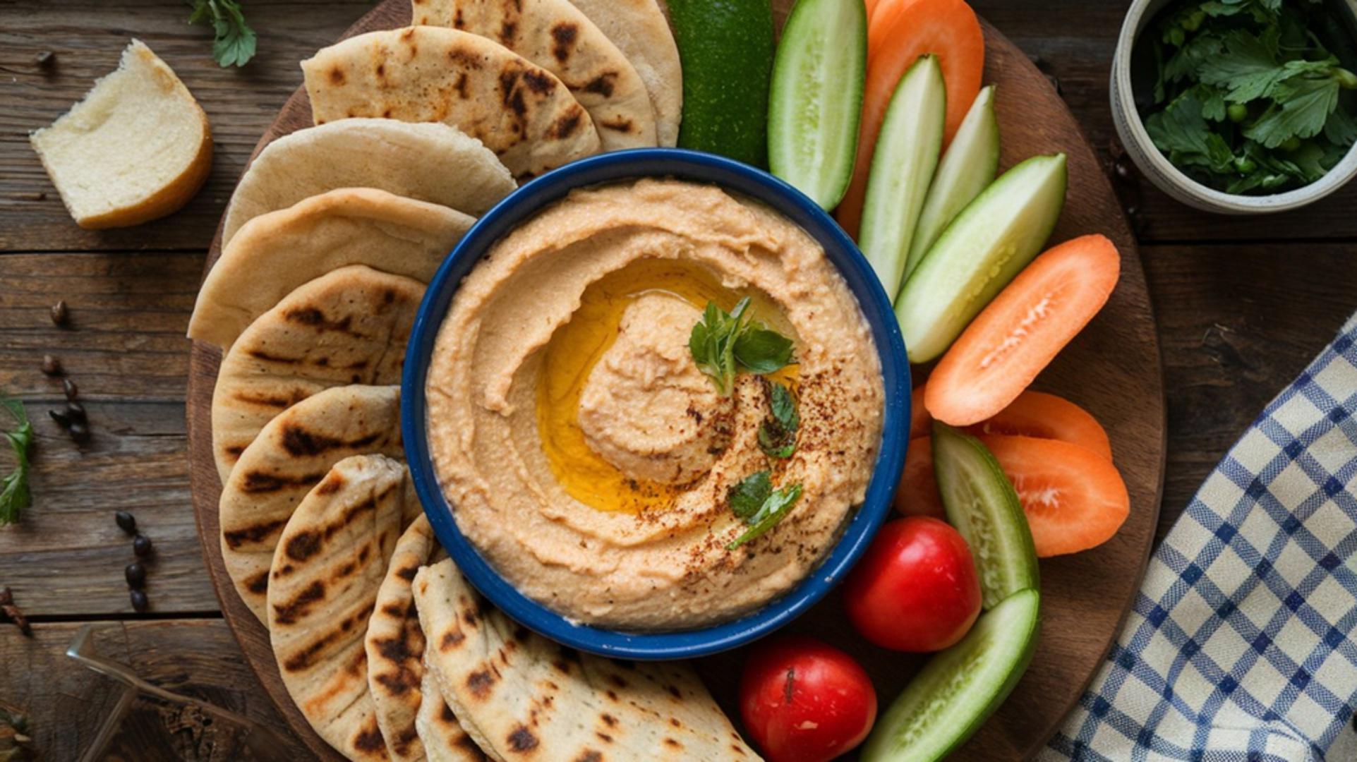 Hummus (namaz od slanutka): Kupovni hummus zna biti skup, a porcije male, dok se domaći napravi za čas u blenderu. Trebaju vam slanutak (kuhani ili iz konzerve), tahini ili malo maslinova ulja, limun, češnjak i začini. Teksturu i jačinu okusa prilagođavate sami pa namaz može biti nježan, ljut, s dimljenom paprikom ili dodatkom pečenog povrća.