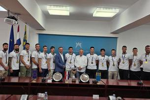 Europski prvaci sveučilišnih igara u futsalu na primanju u Županiji