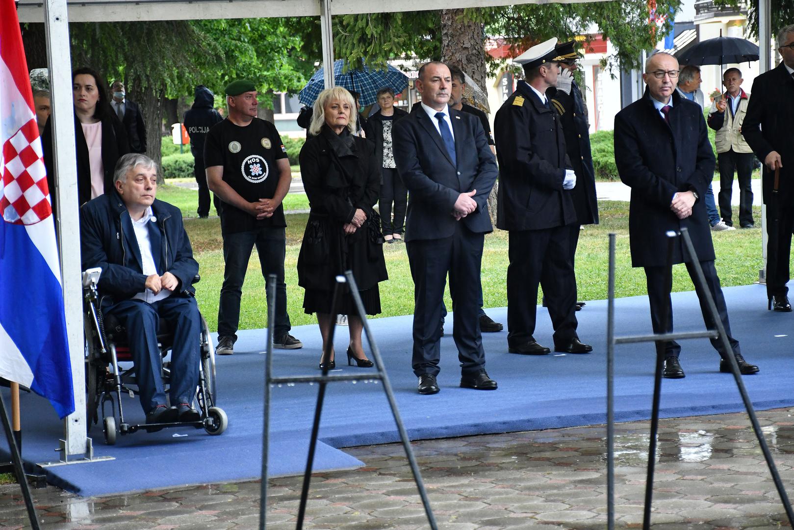01.05.2020. Okucani  - Obiljezavanje 25. obljetnice vojno redarstvene operacije BljesakPhoto: Ivica Galovic/ PIXSELL