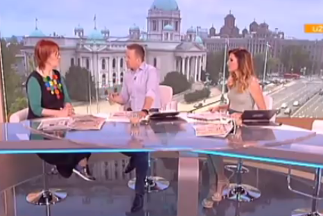 Gostovanje Vedrane Rudan na Prvoj TV