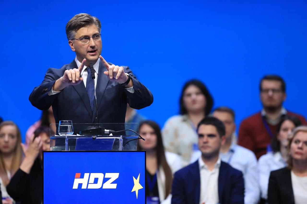 Zagreb: Središnji predizborni skup HDZ-a za izbore za Europski parlament