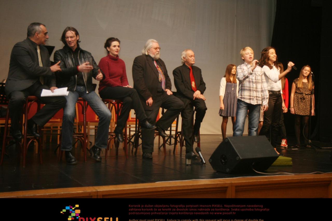 '05.12.12., Karlovac - Djecji zbor Cicibani 30. godisnjicu slave koncertom i promocijom novog CD-a sa 17 pjesama, koje su napisali eminentni hrvatski autori. Photo: Dominik Grguric/PIXSELL'