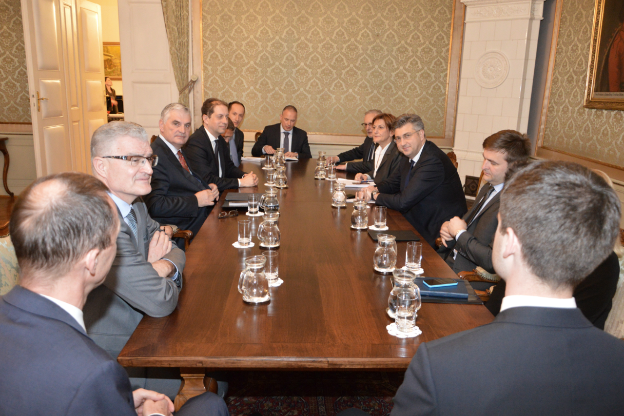 plenković i predstavnici banaka
