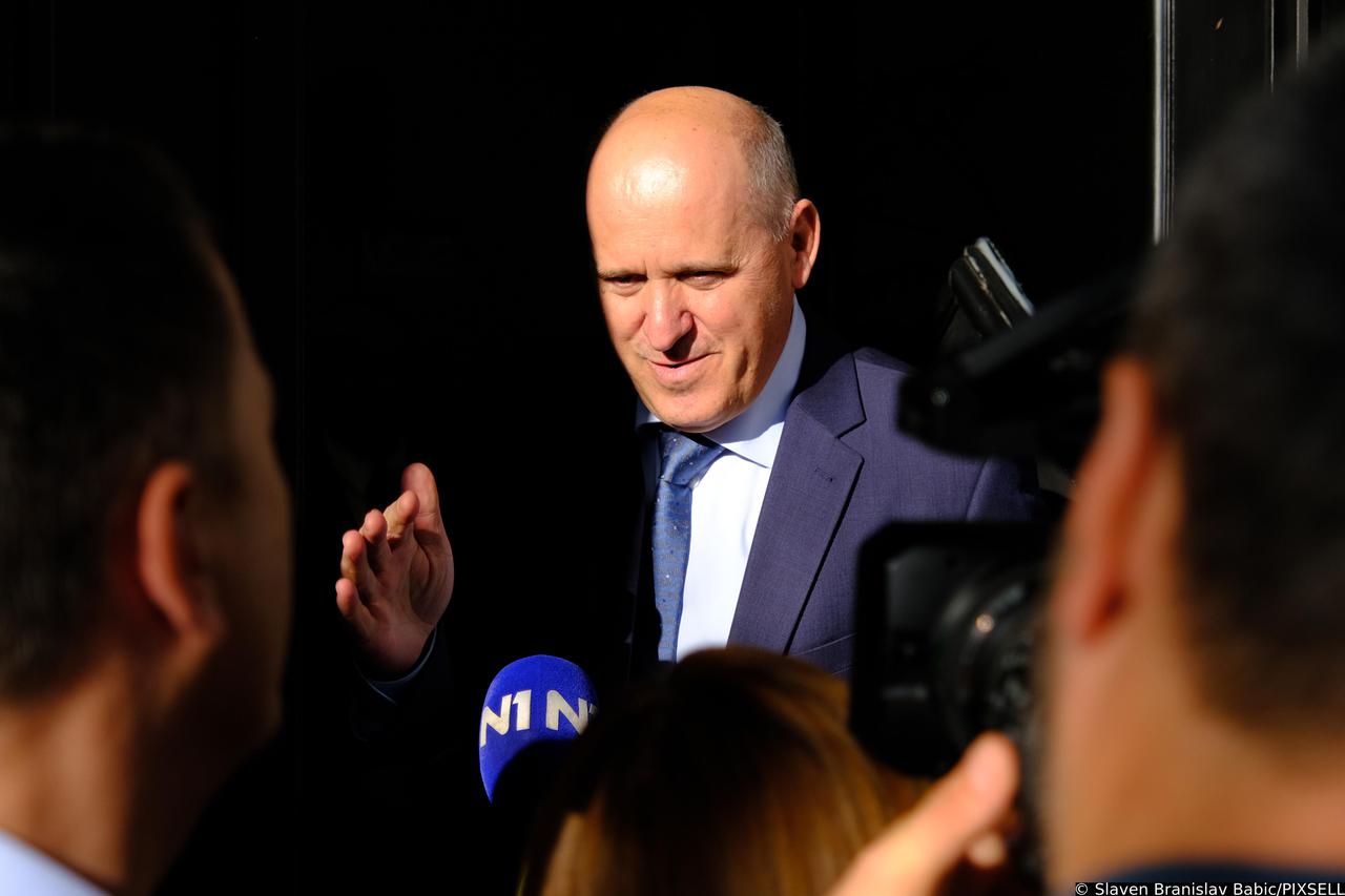 Zagreb: Dolazak članova HDZ-a na sjednicu Predsjedništva stranke