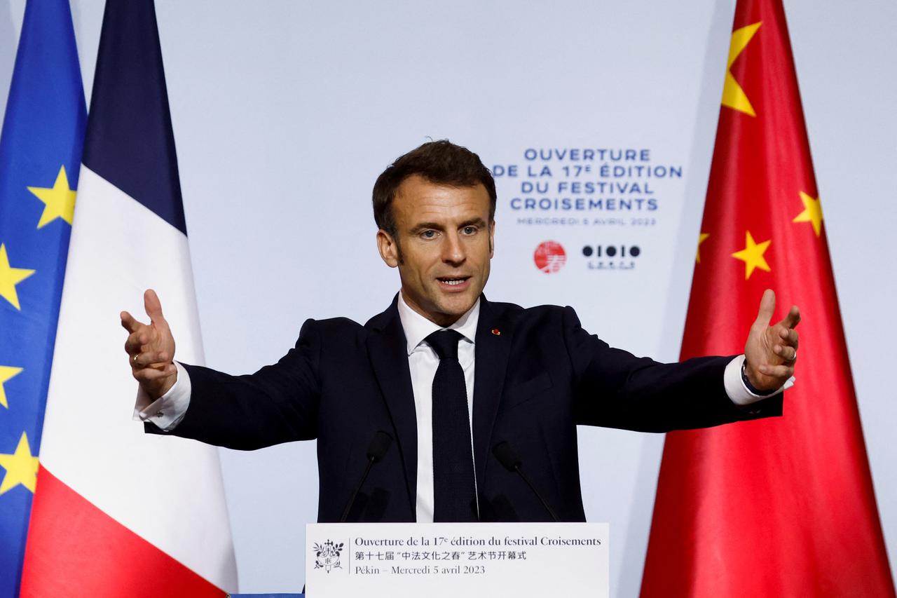 French President Macron on state visit to China