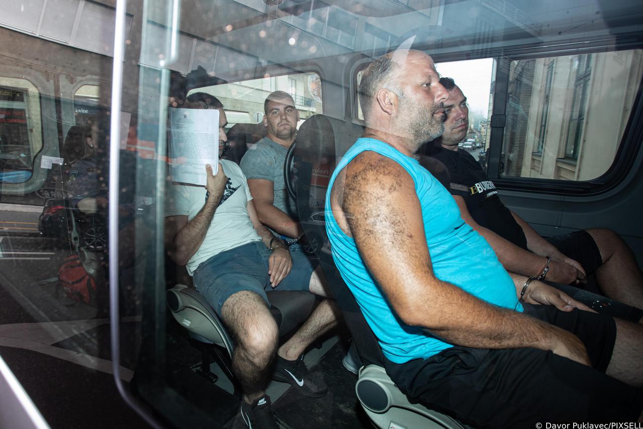 Zagreb: Na Županijski sud dovedeni uhićeni u akciji Tebra