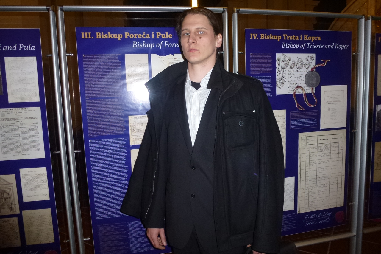 Autor izložbe M. Leideck 