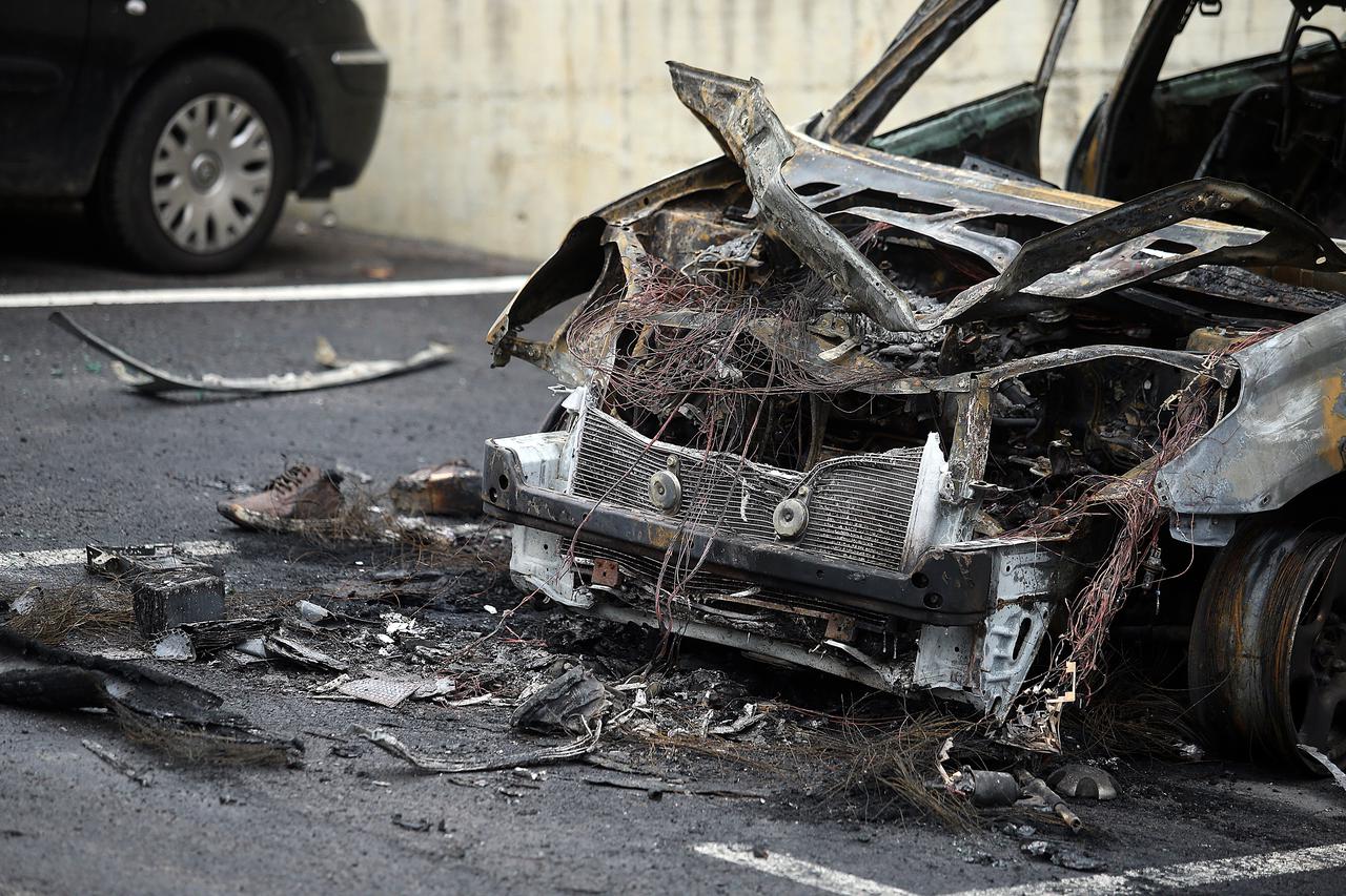 Izgorio automobil na zadarskom području